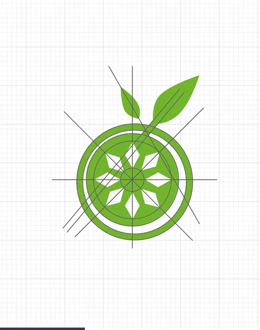 Конструкция на фирмения знак с monk fruit
