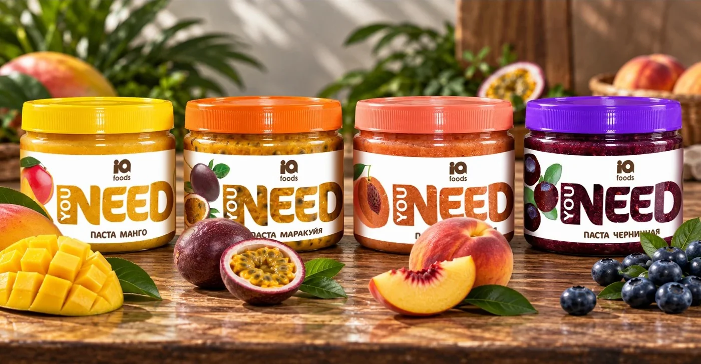 Буркани с плодови пасти YOU NEED